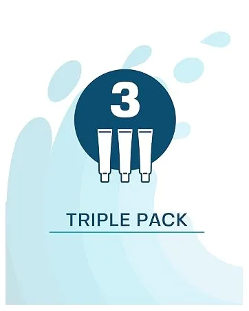BASE LABORATORIES Corneal Flow Corneal Edema Eye Ointment | Temporary Relief from Corneal Edema | Sodium Chloride Ophthalmic Ointment USP 3% | Hypertonicity Eye Drops Solution - Triple Pack - 15g - 5 saline eye drops