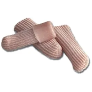 Dr. Jill's Latex Free Gel & Fabric Ribbed Toe Caps - Small/Medium-3 Pack - Toe Caps