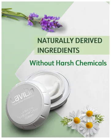 Lavilin Deodorant Underarm Cream Herbal Odorless for Up to 7 Days 12.5-Grams (2 Pack) - LAVILIN