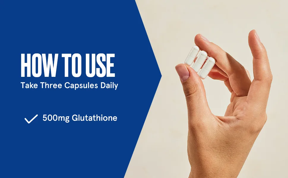 Bulletproof Glutathione Force Antioxidant and Detox Support Capsules 90 Count Supplement for Liver Detox and Immune Support - Take three capsules