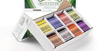 Crayola Crayon Classpack Large Crayons 400ct Bulk Crayons for Classroom School Supplies for Teachers Standard Packaging - large crayons, school supplies, classroom supplies, art supplies, crayola school supplies,