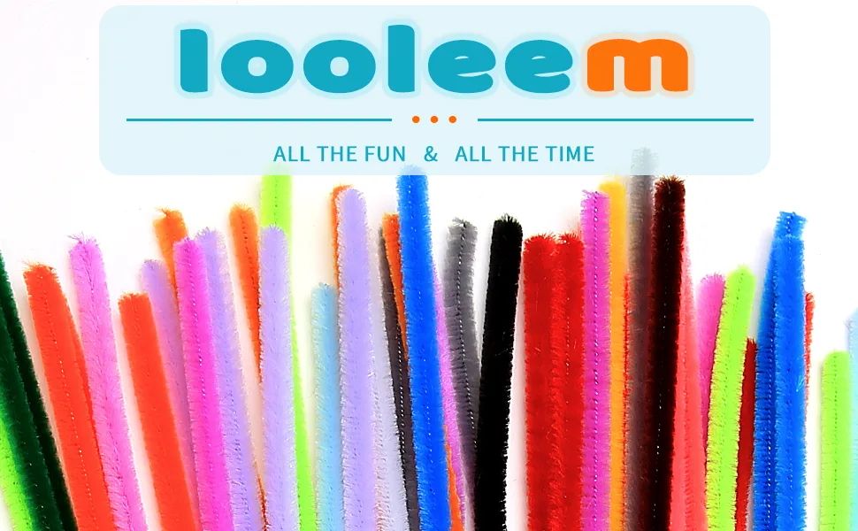 200psc 20colors Pipe Cleaners Chenille Stems Pipe Cleaners for Crafts Pipe Cleaner Crafts Art and Craft Supplies Small pack Multi-Color - product information 12