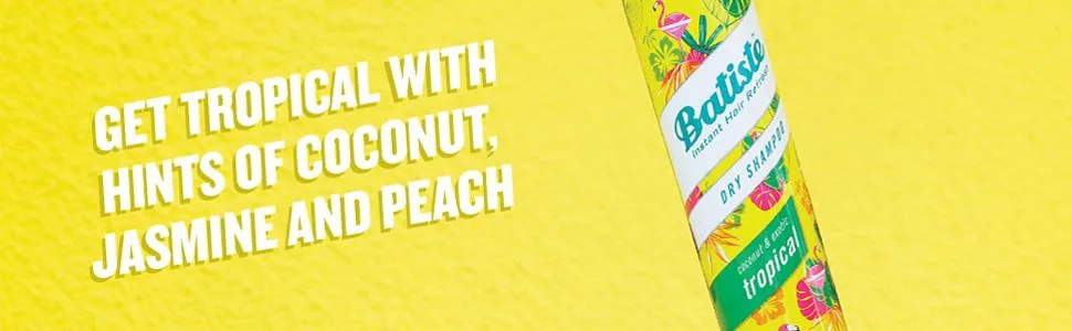 Batiste Dry Shampoo Tropical 6.73 Ounce (Packaging May Vary) - product information 7