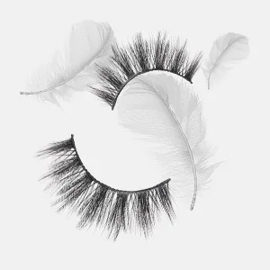 Larbois 7 Pairs False Eyelashes Fluffy Dramatic Fake Eyelashes Strips Cross Soft Natural Faux Mink Lashes 3D Volume Reusable Wispy Lashes Pack - Soft and fluffy eyelash