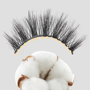 Larbois 7 Pairs False Eyelashes Fluffy Dramatic Fake Eyelashes Strips Cross Soft Natural Faux Mink Lashes 3D Volume Reusable Wispy Lashes Pack - Soft and thin band