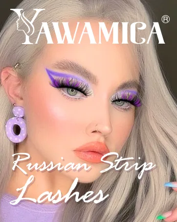 Fox Eye Lashes 5 Styles False Eyelashes Wispy Cat Eye Lashes Natural Look Fluffy Volume Eyelashes Pack 10 Pairs by Yawamica - Yawamica