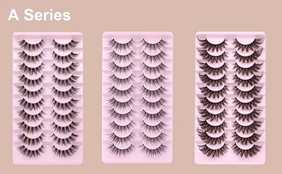False Eyelashes Clear Band Natural Lashes Wispy Cat Eye 15mm Russian D Curl Lashes Extension Strip Eyelashes Pack by Kiromiro 15mm Cat Eye - fluffy eyelashes natural look