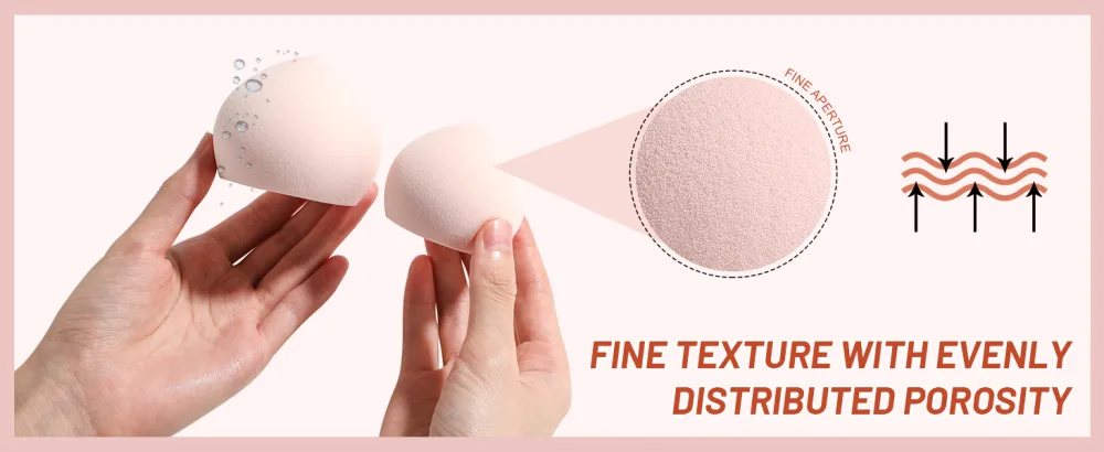 BS-MALL Makeup Sponge Set Cloud Makeup Blender for Liquid and Cream Foundation Flawless Makeup Latex Free Pack of 4 - product information 27