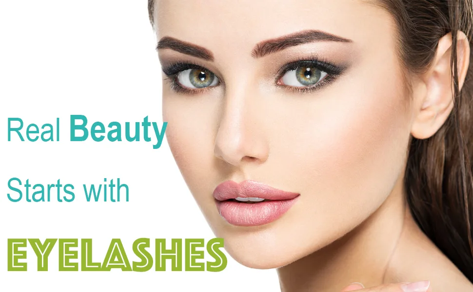 DAODER Lashes Short Eyelashes Natural Look Faux Mink Lashes Wispy Medium Length False Eyelashes 9 11mm Reusable Eye Lashes Pack Variety Styles 20Pairs - natural lashes banner