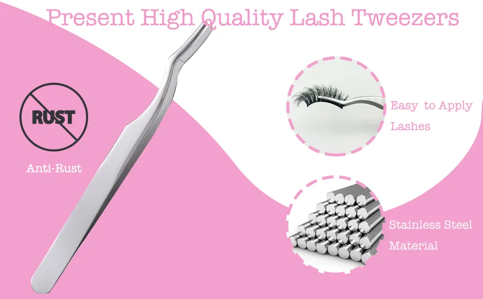 DAODER False Eyelashes Fluffy Cat Eye Lashes With Lash Glue and Tweezers Set 18mm Wispy Long Dramatic Volume Fake Eyelashes Pack Soft Light 10 Pairs (Fluffy Lashes 09) - lash tweezers