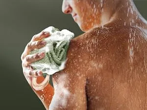ZOMCHI 2 Pack Back Scrubber for Shower Towel Exfoliating Body Scrubber with Handles for Men & Women Deep Cleans Skin Massages - back exfoliating scrubber for shower