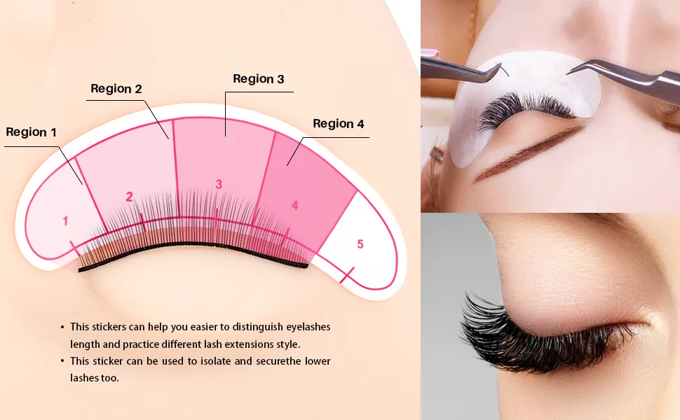 Cuckoo 40 Pairs Practice Lashes for Eyelash Extensions Training Eye Self-adhesive Lash Strips Mimic Natural Eyelash in 8 Pack Practice Eyelashes Practice Lashes-C - practice lashes