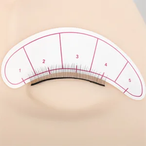 Cuckoo 40 Pairs Practice Lashes for Eyelash Extensions Training Eye Self-adhesive Lash Strips Mimic Natural Eyelash in 8 Pack Practice Eyelashes Practice Lashes-C - strip lashes
