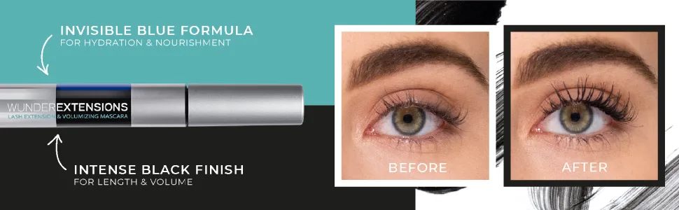 WUNDERBROW Makeup Lash Extension Volumizing Mascara Natural Look False Eyelashes Effect One size Black 1 Count - product information 16