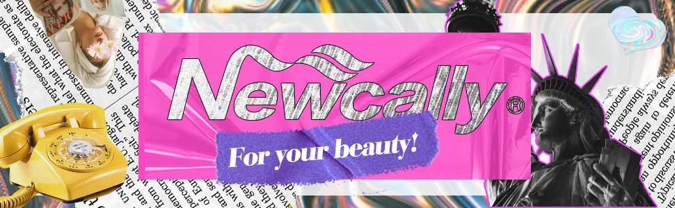 Newcally Fluffy Wispy False Eyelashes 20MM Dramatic Thick 5D Volume Fake Eye Lashes 6 Styles Long Cat Eye Curly Strip Faux Mink Eyelashes 30 Pairs Lashes Multipack Bulk A- Bomb Volume - Newcally Lashes