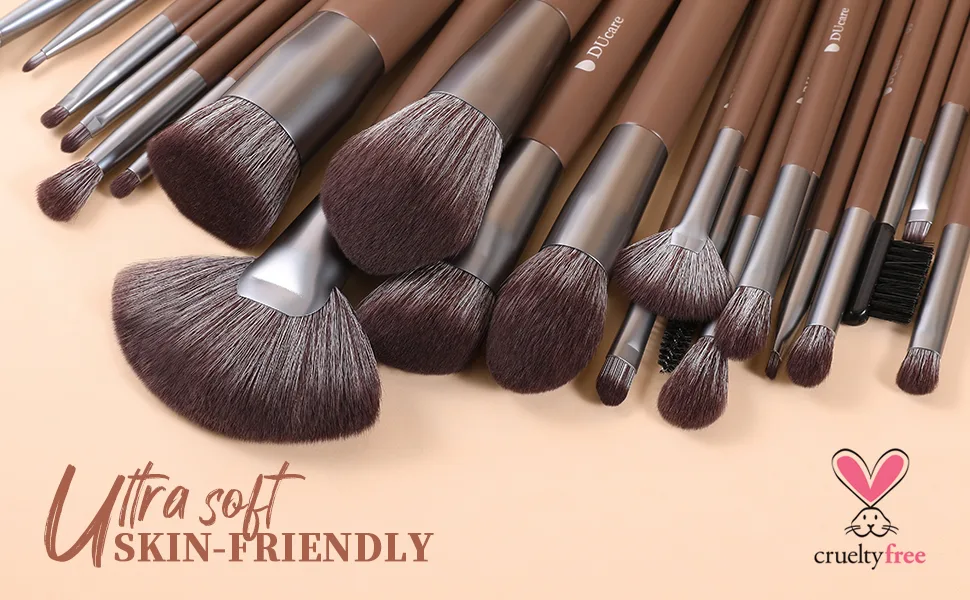 DUcare Makeup Brushes Professional with Bag 22Pcs Makeup Brush Set Premium Synthetic Kabuki Foundation Blending Brush Face Powder Blush Concealers Eye Shadows with Case - product information 27