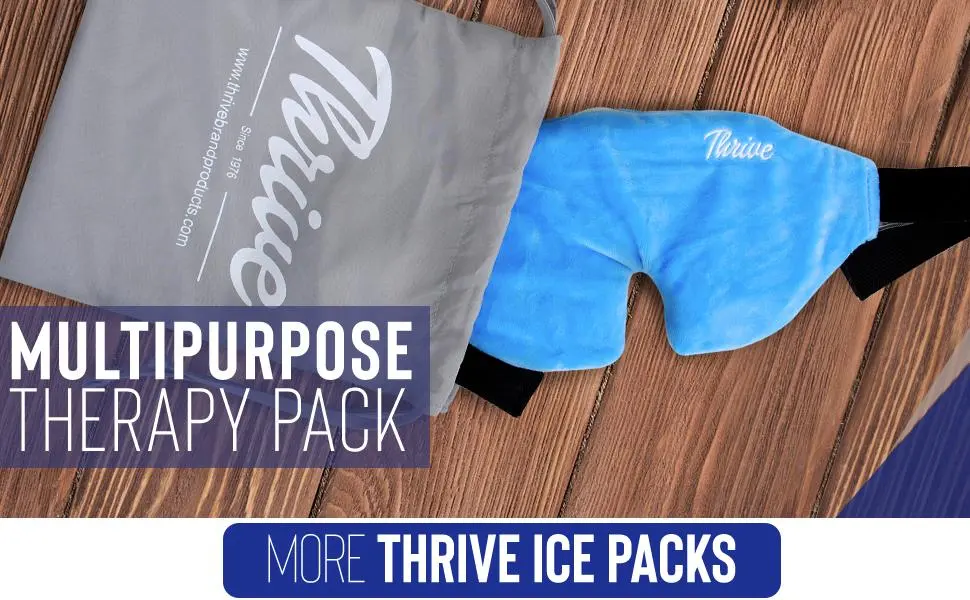 Thrive Hot & Cold Eye Mask - FSA HSA Approved Reusable Gel Bead Eye Ice Pack and Heat Therapy - product information 26