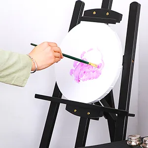 Transon 12inch Artist Round Canvas Primed Stretched Canvas Ready for Painting Pack of 2 2 Pack-Round - painting canvas