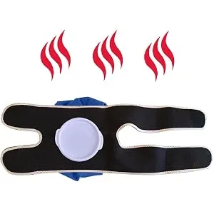 Doctor Developed Knee Ice Pack/Hot & Cold Pack with Wrap/Support Brace to Hold in Place 1 - hot compress, heat compress, hot pack, gout, osteoarthritis, rheumatoid arthritis, bursitis, mcl