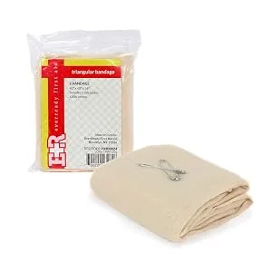 Ever Ready First Aid Triangular Bandage 40 x 40 x 56 12 Count- 100% Cotton - TRIANGLE BANDAGE