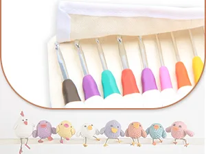 Teamoy Crochet Hook Case Roll Bag Holder Organizer for Various Crochet Needles and Knitting Accessories Compact and All-in-Place Bohemian Crochet Hook Case Bohemian - Crochet Hook Case