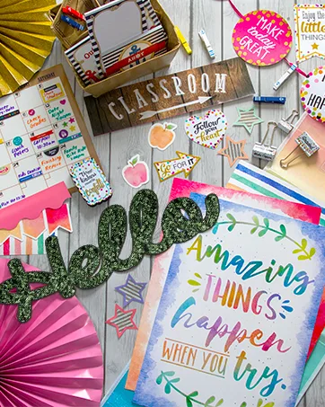 Teacher Created Resources STEM Basics Craft Sticks Pack of 500 - collage of products from teacher created resources