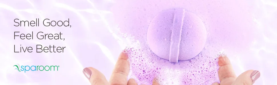 SpaRoom Epsom Salt & Essential Oil Assorted Bath Bombs - 5 oz. - Made in The U.S. (Assorted 6 Pack) Assorted 5 Ounce (Pack of 6) - Smell Good, Feel Great, Live Better