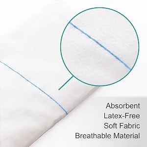 Sterile Abdominal (ABD) Combine Pads - 25 Count 5 x 9 Individually Wrapped Abdominal Pads First Aid Pads - Absorbent & Thick - product information 8