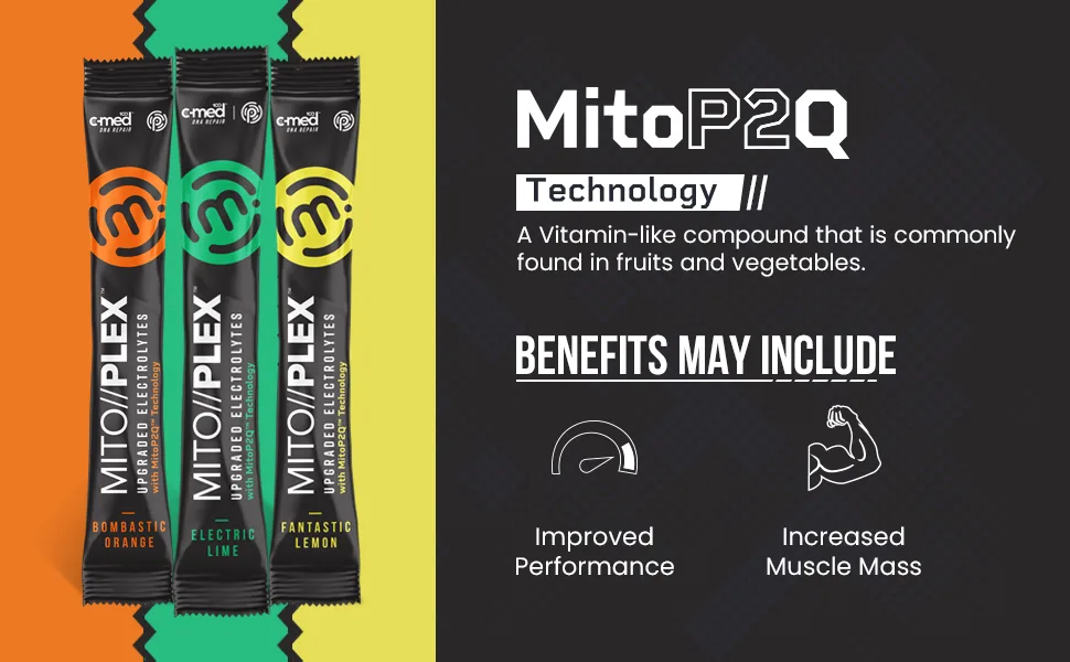 Pruvit MITO//PLEX Citrus Pack Upgraded Electrolytes with MitoP2Q Technology with Pure Therapeutic Ketones for Bones Growth Energy Boost and Immune System - PLEX Upgraded