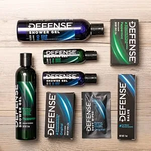 Defense Peppermint Bar Soap 4.2 oz (Pack of 12) - All natural ingredients