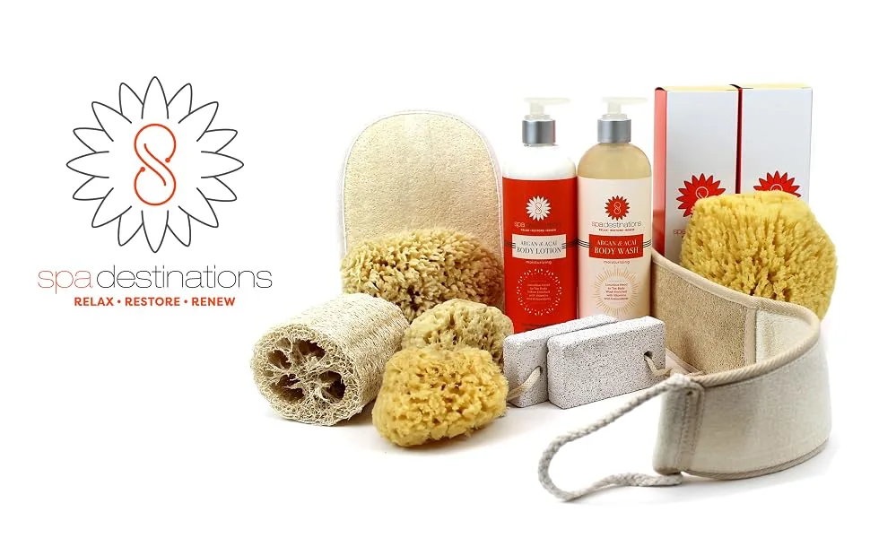 Facial Sea Wool Sponge 2-3 (3) Pack by Spa Destinations - Spa Destinations