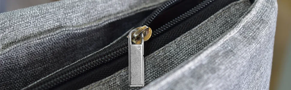 Zpsolution Zipper Pull Replacement Metal Zipper Handle Mend Fixer Zipper Tab Repair for Luggage Suitcases Bag Black - lobster clasp replacement zipper pull