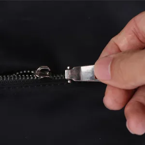 Zpsolution Zipper Pull Replacement Metal Zipper Handle Mend Fixer Zipper Tab Repair for Luggage Suitcases Bag Black - zipper pull lost