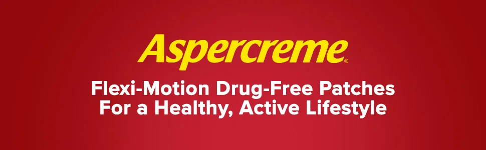 Aspercreme Flexi-Motion Drug-Free Patch for Back 3-Count Promotes Comfortable Movement - Surgery and workout recovery immobilizers
