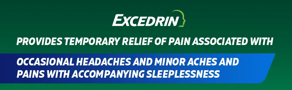 Excedrin PM 24 Count - Excedrin provides temporary relief of pain associated with occasional headaches and minor aches