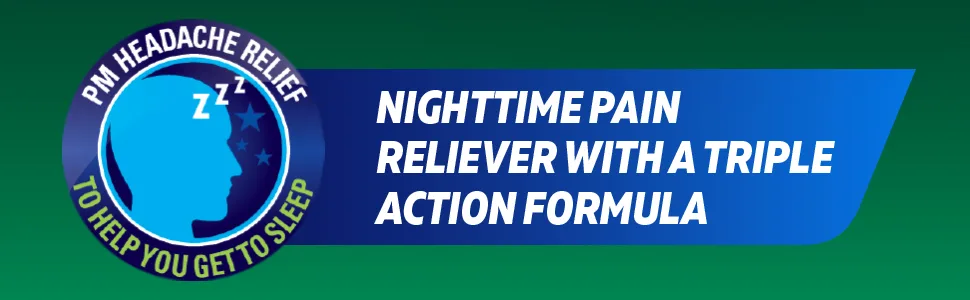 Excedrin PM 24 Count - Nightime pain reliever with a triple action formula