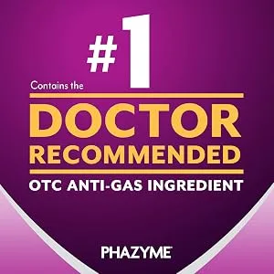 Phazyme Ultra Strength Gas and Bloating Relief | 180 Mg | 12 Fast GELS | 24 Pack - Phazyme Portfolio