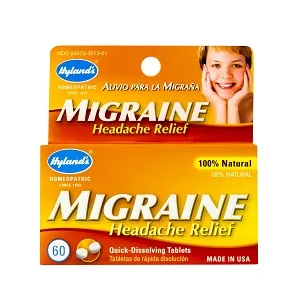 Hyland s Migraine Headache Relief Tablets White 60 Count - product information 3