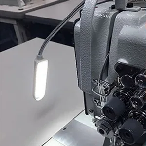 Bonlux Sewing Machine Light 30 LEDs Flexible Gooseneck Work Light with Magnetic Mounting Base 6W Portable Work Lamp for Workbench Lathe Drill Presses (2-Pack) 6W Grey x 2 - Working Gooseneck Lamp