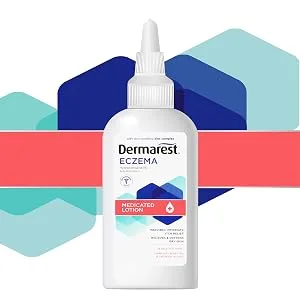 Dermarest Eczema Medicated Lotion 4oz Pack of 1 4 Fl Oz (Pack of 1) Eczema Medicated Lotion - Dermarest Eczema Medicated Lotion