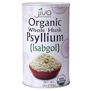 Jiva USDA Organic Whole Husk Psyllium (Isabgol) Can (12 Ounce) 12 Ounce (Pack of 1) - product information 2