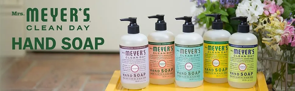 Mrs. Meyer's Hand Soap Made with Essential Oils Biodegradable Formula Plum Berry 12.5 fl. oz - Pack of 3 - Mrs. Meyer