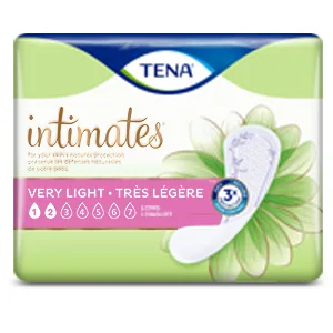 Tena Intimates Very Light Bladder Control Liners for Women 200 Count 200 Count (Pack of 1) - TENA Intimates Very Light Liners