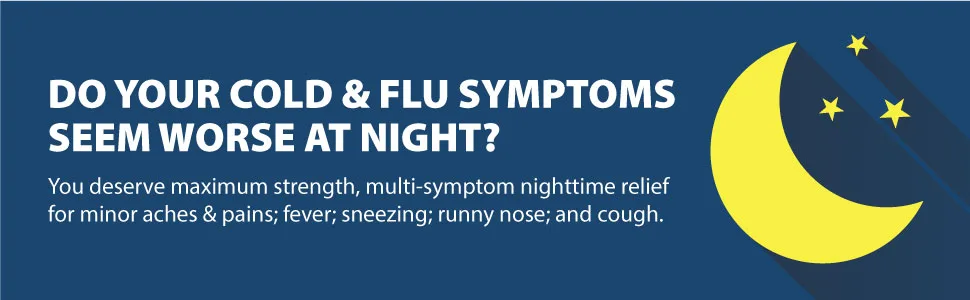 GoodSense Nighttime Cold and Flu Relief Cherry Flavor Cold and Flu Liquid 12 Fl Oz (Pack of 1) Cherry 12 Fl Oz (Pack of 1) - Cold & Flu PM