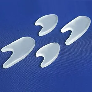 SP Ableware Silipos All Gel Toe Separators 2 Small/2 Large - Pack of 4 (789010000) - SP Ableware Maddak Silipos Gel Corn Pads Skin Care Pressure Sores Bunions Moisturizing Gel Products