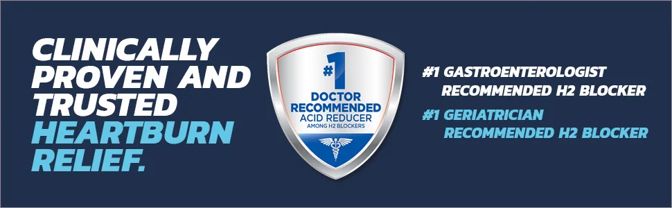 Pepcid AC Maximum Strength Tablets 8-Count (Pack of 2) - Pepcid heartburn medicine with famotidine offers clinically proven heartburn symptom relief