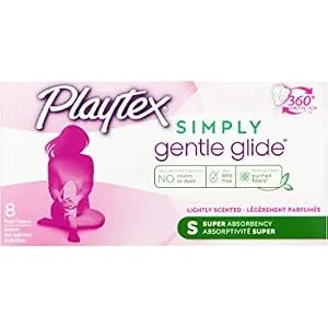 Playtex Gentle Glide Super Absorbency Tampons 8-Count - product information 1