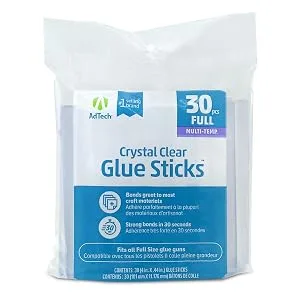 Adhesive Technologies 220-14ZIP30 Multi Temp Full Size Glue 4-Inch 30-Pack 30 Count - 4 x .44 Glue Sticks - 30ct