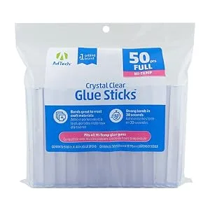 Adhesive Technologies 220-14ZIP30 Multi Temp Full Size Glue 4-Inch 30-Pack 30 Count - 4 x .44 Glue Sticks - High Temp 50ct