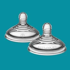 Tommee Tippee Advanced Anti-Colic Baby Bottle Nipples Breast-like Soft Silicone Medium Flow 3m+ 2 Count Medium Flow 2 - product information 4